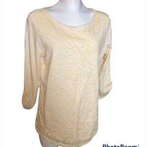 Yellow Paisley Blouse